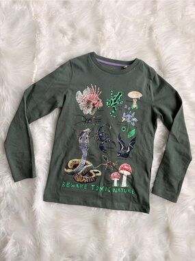 Mini Boden Glow in the Dark Long Sleeve Tee